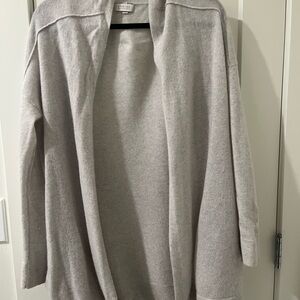 Kinross Cashmere Women's Gray Sweater